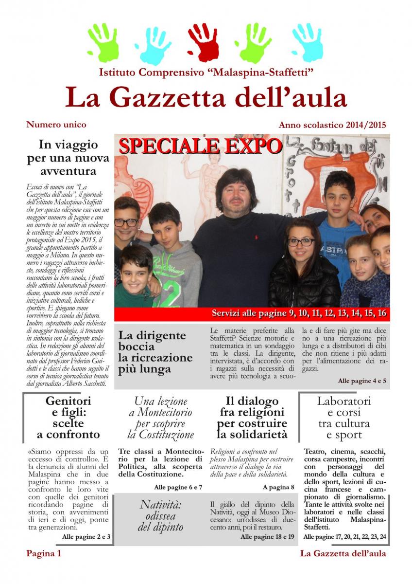 «La Gazzetta dell'Aula», edizione 2015