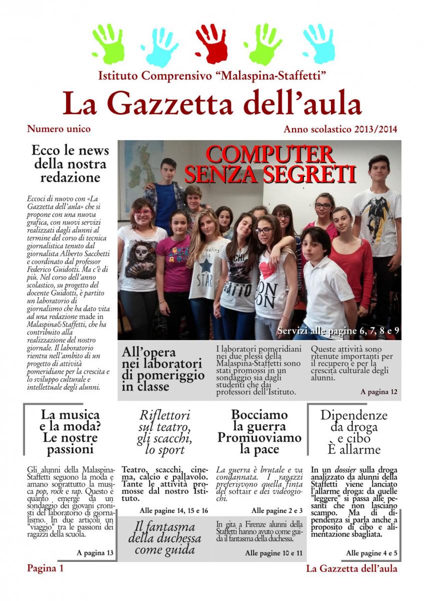 «La Gazzetta dell'Aula» (A.S. 2013-2014)