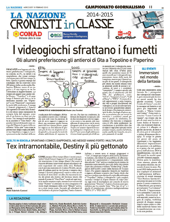 Collegamento alla pagina della Malaspina-Staffetti sul sito de «La Nazione»