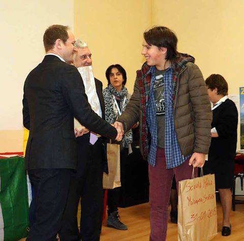 Diego Orrico premiato ai Giochi della Geografia