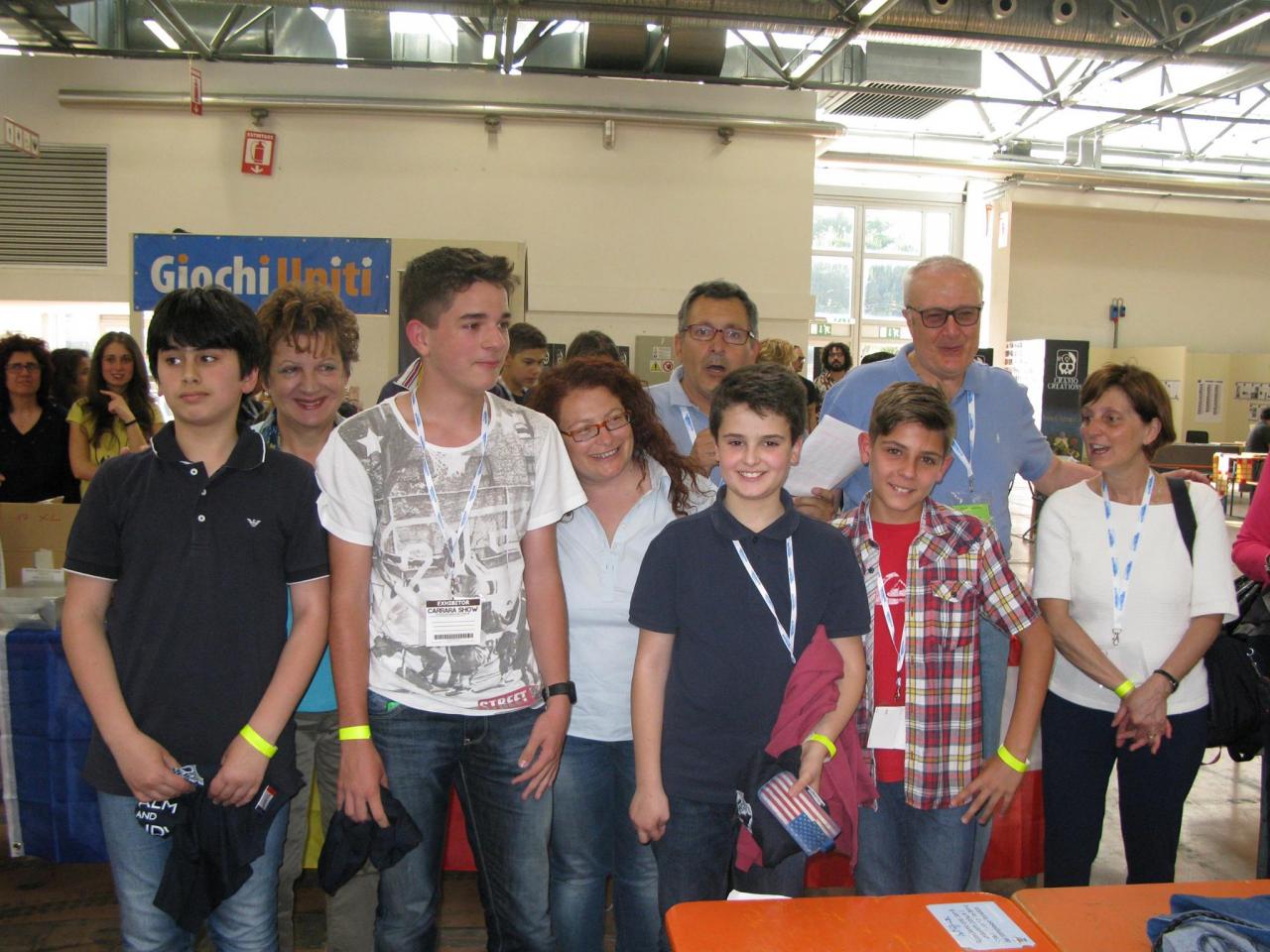 Roberto Poggi, Adrian Cazacu, Giacomo Moratti e Lorenzo Berti