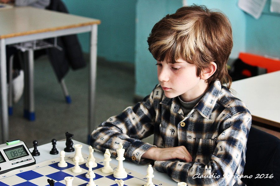 Il campione provinciale Matteo Montorsi