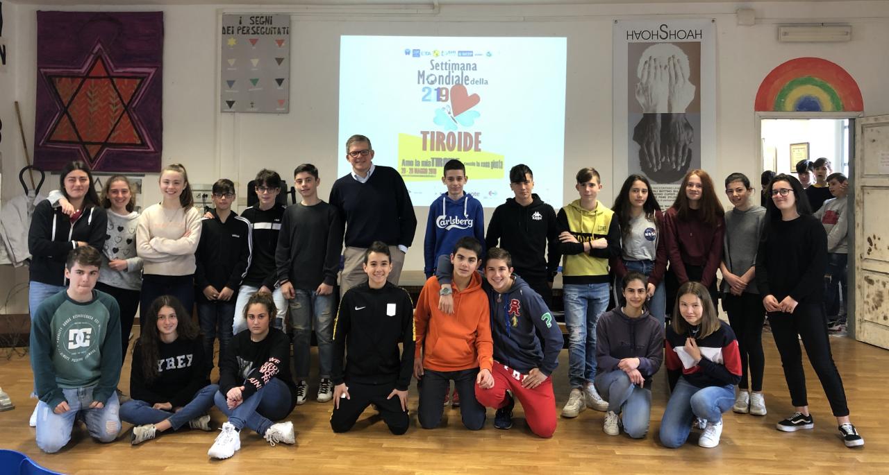 Foto di gruppo con il dottor Rocchi