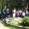 Ascoltando la lezione dell'esperta all'Orto Botanico di Pisa