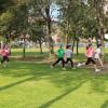 Le cadette in gara