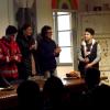 Ferdinando Bertelli con Riccardo, Francesca Piccinini, Andrea, Raffaele e Clara