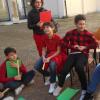 Aspettando l'inizio dello spettacolo con la professoressa Tonelli