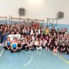 Foto di gruppo delle ragazze della Gymnaestrada della nostra scuola