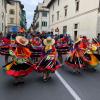 Alcuni momenti della manifestazione a Firenze