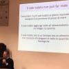 Il dottor Rocchi durante la presentazione