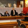 Le autorità e i giornalisti de «La Nazione» (Nizza)